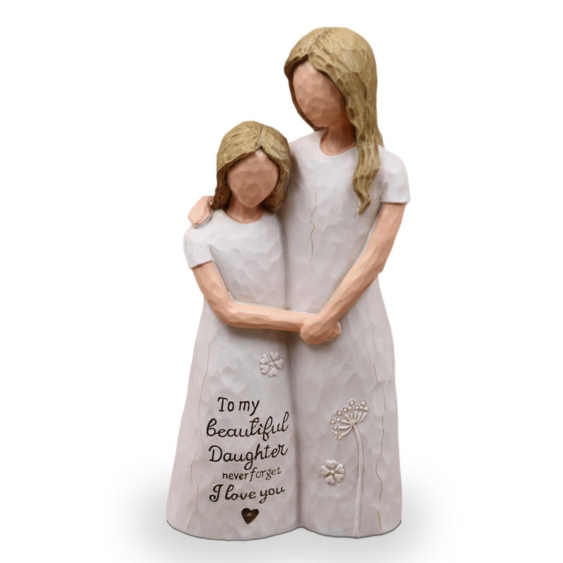 AcowSpt Daughter Gifts from Mom, Daughter Birthday Gifts, Sculpted Hand-Painted Figurine - Image 1