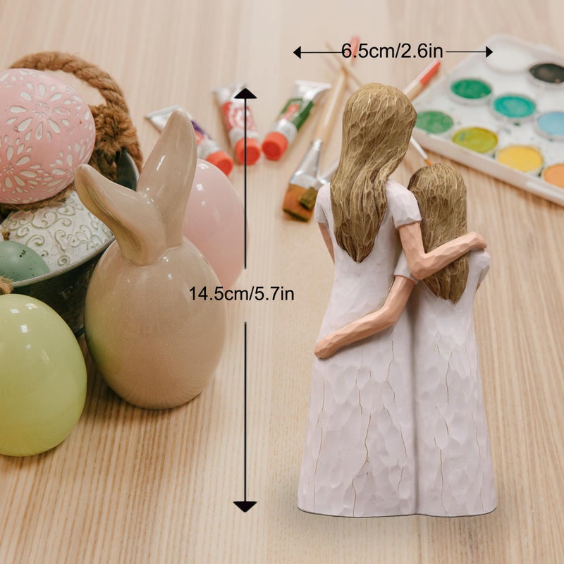 AcowSpt Daughter Gifts from Mom, Daughter Birthday Gifts, Sculpted Hand-Painted Figurine - Image 3