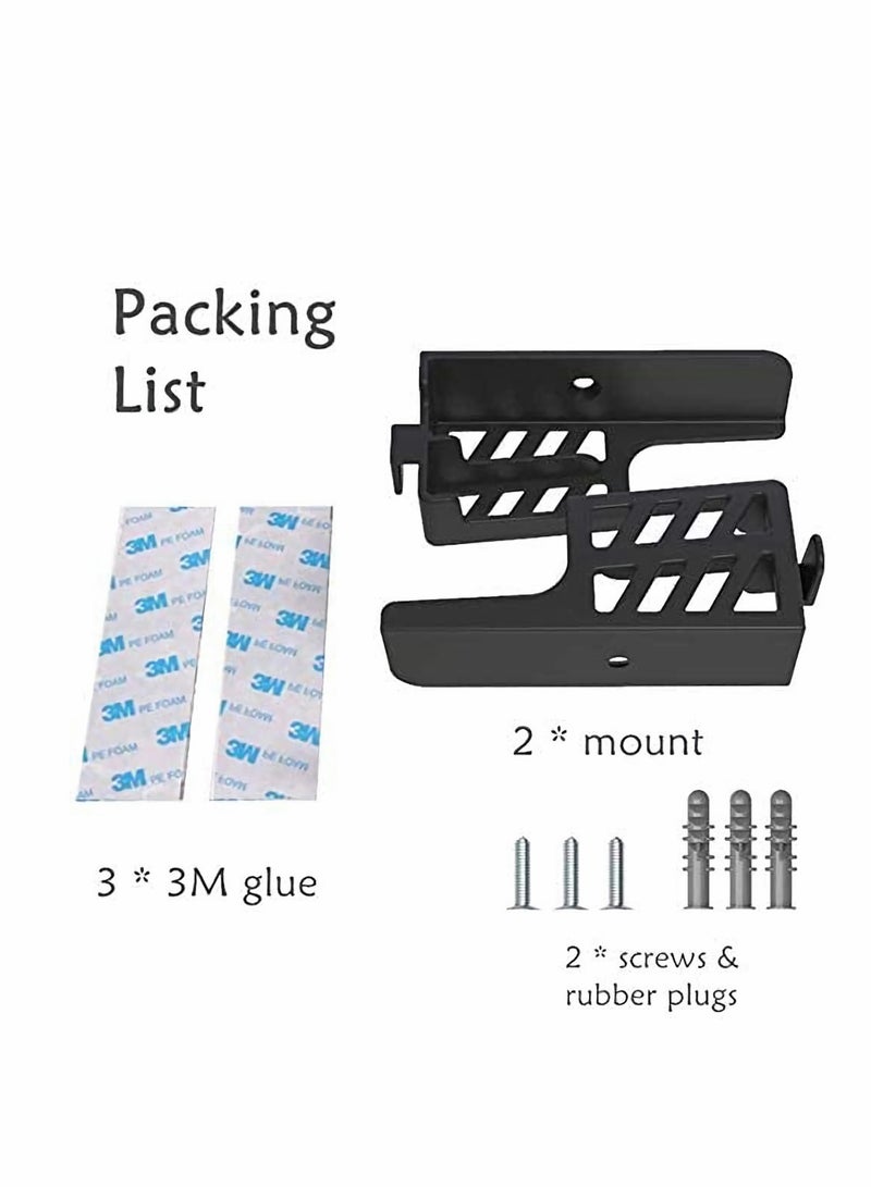 Universal Wall Mount Holder for Tablets & Phones - Damage-Free Installation with 3M Adhesive or Screws, Compatible with iPad, iPhone, Kindle & More - Image 4