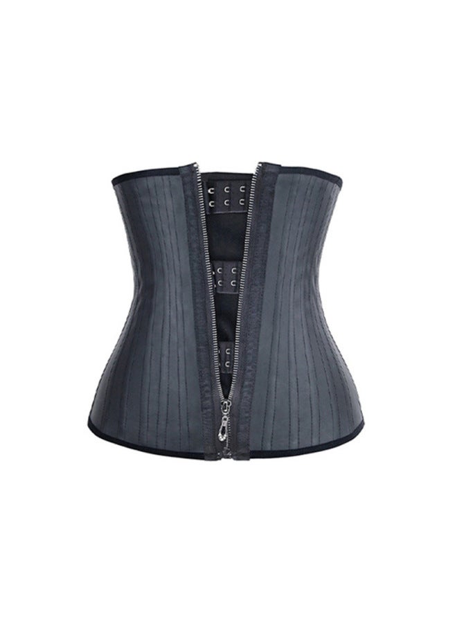 25 Bone Gloss Waist Trainer Shaper Sports Fitness Waist Protection Tunic Latex Plastic Waist Belt