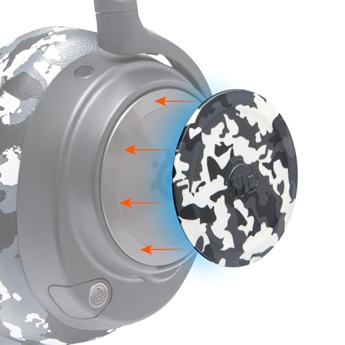 WC Side Plates for Arctis Nova Headsets by Wicked Cushions Fits Arctis Nova Pro WirelessPro WiredNova EliteNova Pro OmniNova 7 7X 7P Snow Camo - Image 1