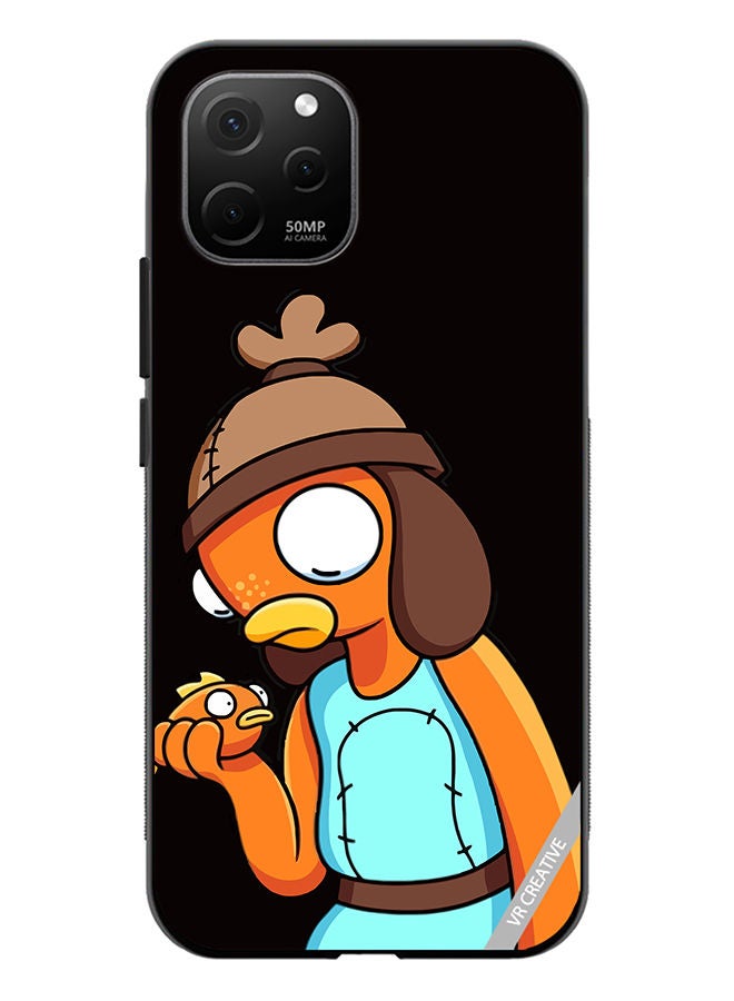 VR CREATIVE Protective Case Cover For Huawei Nova Y61 Funny Fishstick Design Multicolour - Image 1