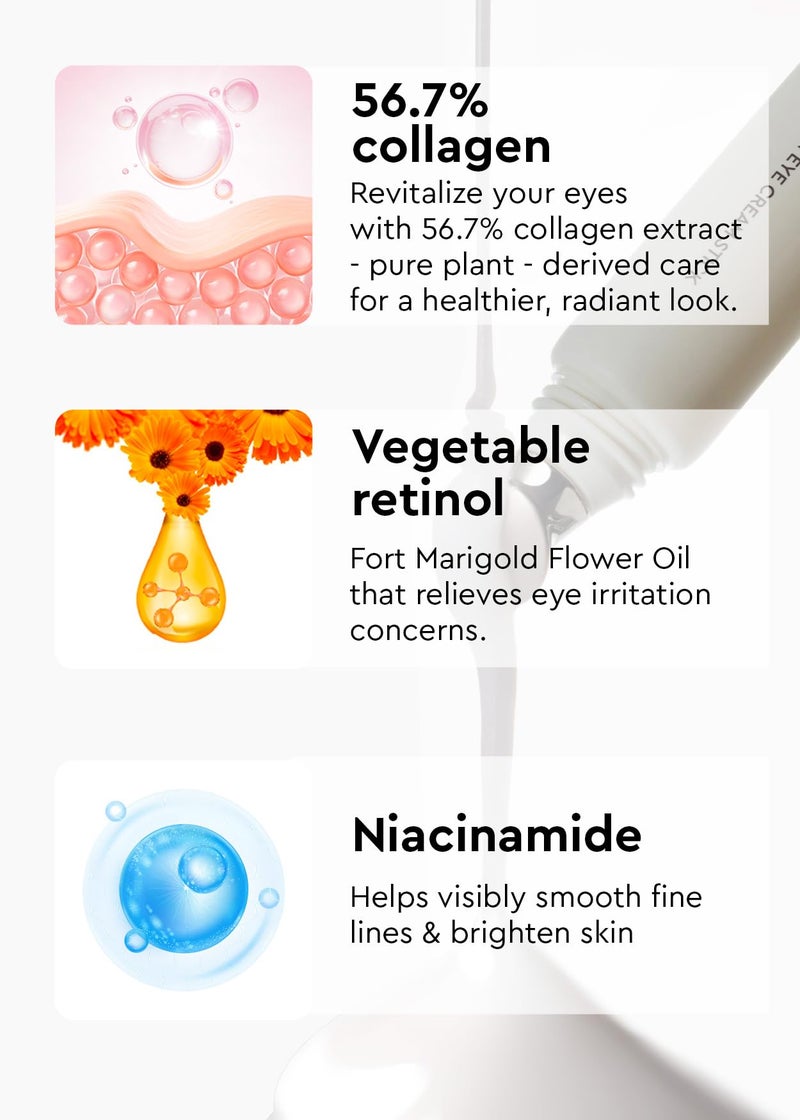 BE+WANTS bewants Under Eye Cream for Dark Circles, Cream Stick for Puffiness, Bags, and Wrinkles, Korean Skincare Solution for Tired Skin Around the Eyes (1 Pack) - Image 2