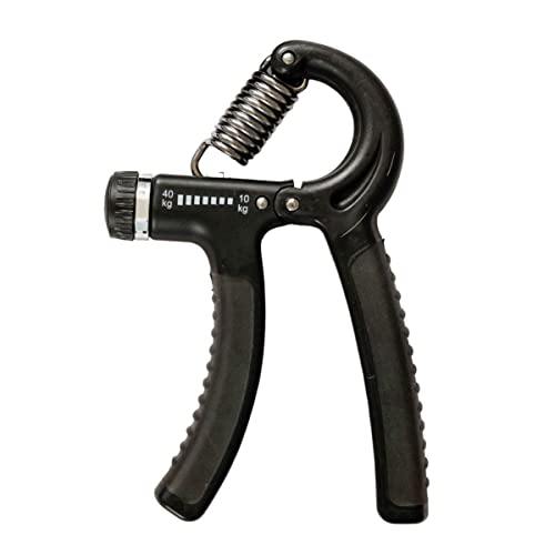 Kasrat Adjustable Hand Gripper (Grey), Hand Gripper for Men & Women for Gym | Workout | Hand Gripper to use in Home for Forearm Exercise, Finger Exercise Power Gripper [Black] - Image 1