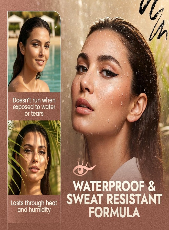 BaeBlu Natural Eyeliner Pencil, Absolute Brown - Hypoallergenic, Water & Smudge Proof Eyeliner for sharp Lines & Defined Eyes - Long-Lasting & Cruelty-Free with Jojoba & Castor Oil for Sensitive Eyes - Image 4