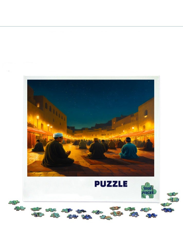 Anna 1000-Piece Colorful Oil Painting Puzzle for Adults - Image 2