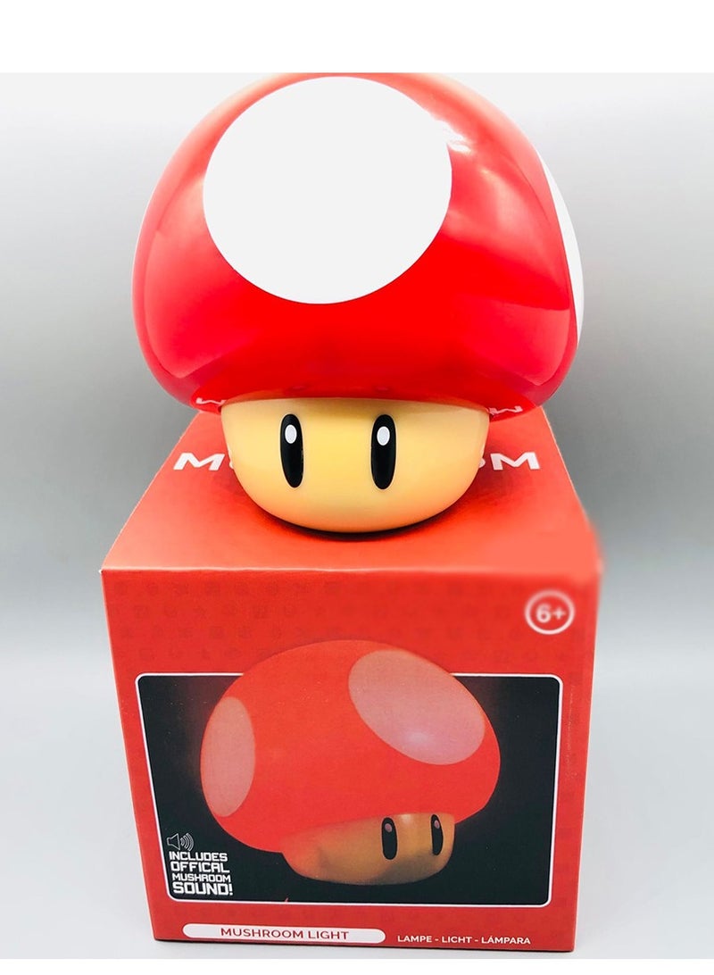 Furtey Mushroom Night Light - Super Mario Inspired LED Lamp for Ramadan & Eid Decor, Kids Room & Gifts | Rechargeable, Arabic App Control, Safe for Children - Image 3