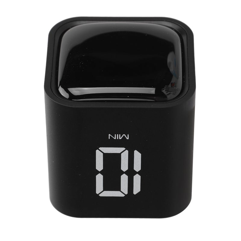 Timer 5min 10min 30min 60min Timing Volume Adjustable Rotation Timer Type C Fast Charging Timer Clock for Cooking Reading Game Sports Black - Image 2