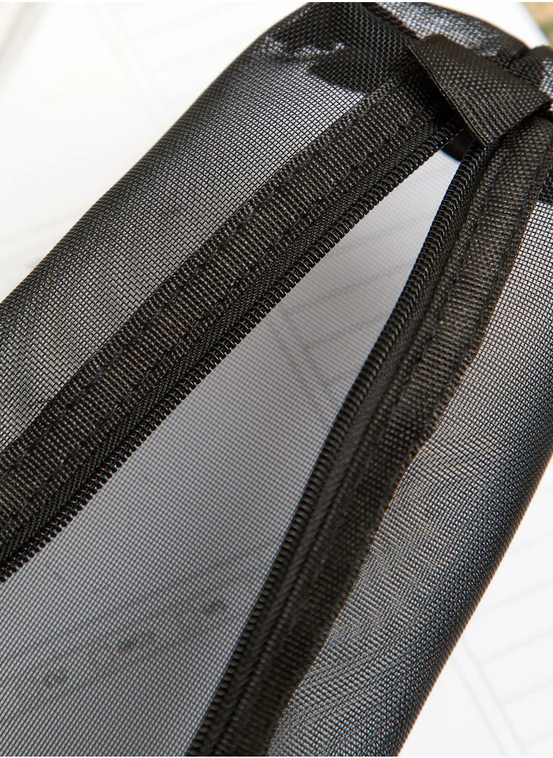 AURORA Black Mesh Pencil Case