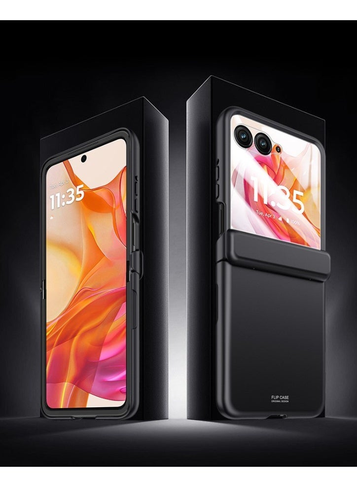 general Case for Motorola Razr 50 Ultra（2024）,Durable Anti-fingerprint Shockproof Screen Protector,Foldable Cover with Hinge Protection - Image 2