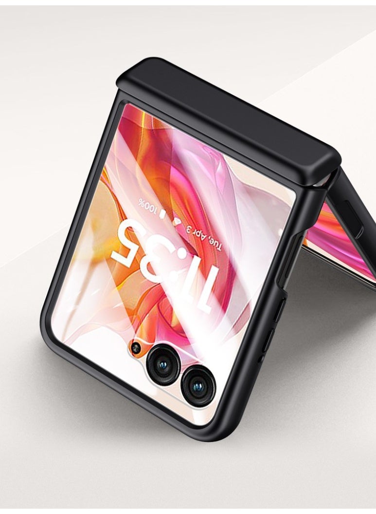 general Case for Motorola Razr 50 Ultra（2024）,Durable Anti-fingerprint Shockproof Screen Protector,Foldable Cover with Hinge Protection - Image 4