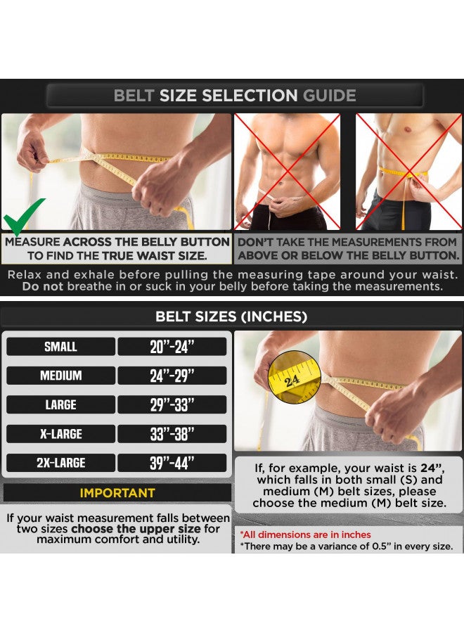 Rdx RDX Weight Lifting Belt for Fitness Gym - Adjustable Leather Belt with 4 Padded Lumbar Back Support - Great for Bodybuilding, Functional Training, Powerlifting, Deadlifts Workout & Squats Exercise - Image 2