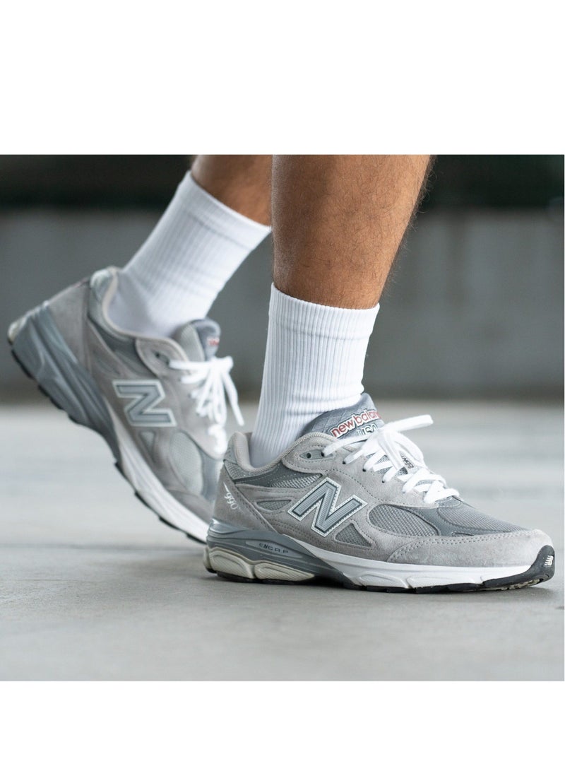 New Balance 990V3 Retro Athlesiure Sneakers Gray For Men/ Women/Teens - Image 3