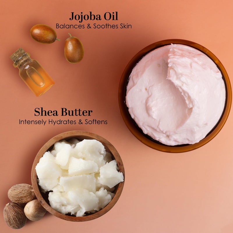 Better Shea Butter زبدة الجسم غير المعطرة للبشرة الجافة | مع زبدة الشيا الخام وزيت الجوجوبا | مرطب عميق آمن للبشرة الحساسة، غير دهني، خالي من العطور | 8 أونصات - Image 5