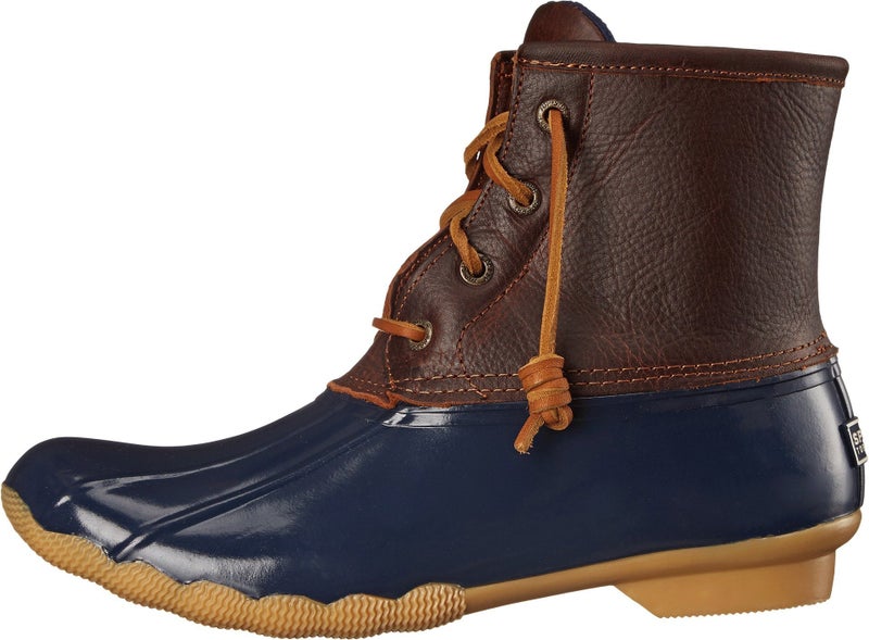 Sperry Womens Saltwater Boots, Tan/Navy, 8.5 - Image 3