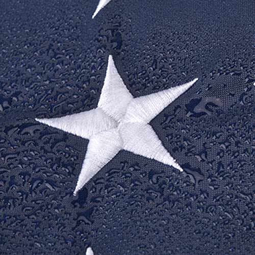 Olycole American Flag 2x3 FT, US Flag USA High Wind with Embroidered Stars, Sewn Stripes, Brass Grommets, Durable USA Flag Outdoor Outside - Image 4