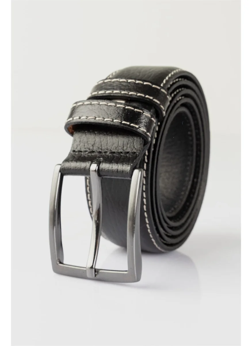 Tudors Men's 3.5 cm Classic Black Belt