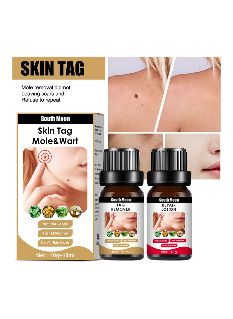 Skin Tag Mole And Wart 10ml+10g