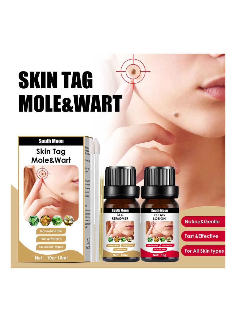 Skin Tag Mole And Wart 10ml+10g