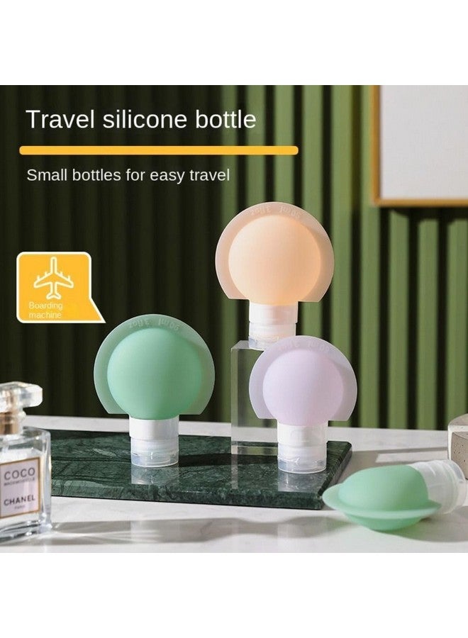 HELIMIX® Refiilable Travel Essentials (60 ML 6 pack) Bottel, Silicon Squeeze Bottles, Travelling Container For Shampoo, Cream And Body Lotion, bathing gel,Travel Accessories Total Jars for Cream - Image 4