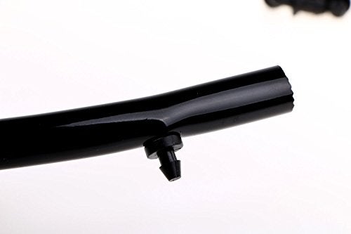 Mini Skater Black Drip Irrigation Tube End Closure Goof Hole Plugs (50PCS,Double Barbed) - Image 3