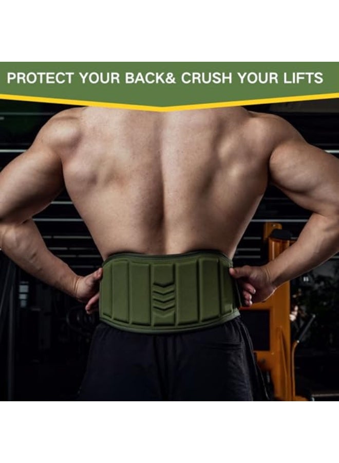 حزام رفع الأثقال، دعم خلفي مبطن قابل للتعديل للسكوات، ورفع الأثقال، والتدريبات المكثفة، حزام لرفع الأثقال بقفل تلقائي للرجال والنساء لتحقيق الاستقرار ودعم أسفل الظهر - Image 5