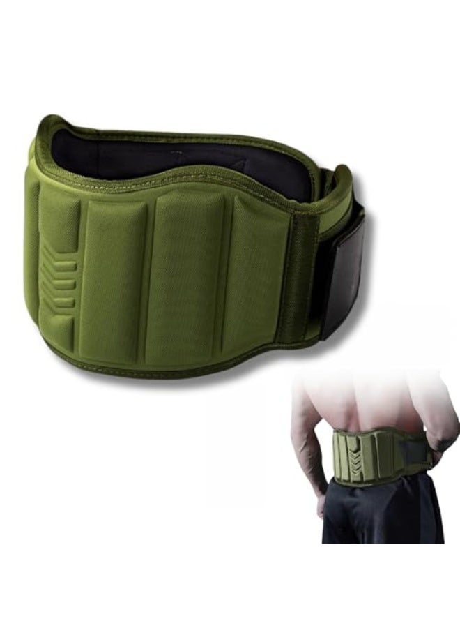 حزام رفع الأثقال، دعم خلفي مبطن قابل للتعديل للسكوات، ورفع الأثقال، والتدريبات المكثفة، حزام لرفع الأثقال بقفل تلقائي للرجال والنساء لتحقيق الاستقرار ودعم أسفل الظهر - Image 1