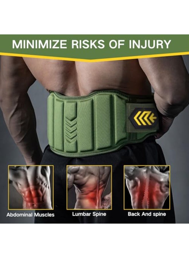 حزام رفع الأثقال، دعم خلفي مبطن قابل للتعديل للسكوات، ورفع الأثقال، والتدريبات المكثفة، حزام لرفع الأثقال بقفل تلقائي للرجال والنساء لتحقيق الاستقرار ودعم أسفل الظهر - Image 2