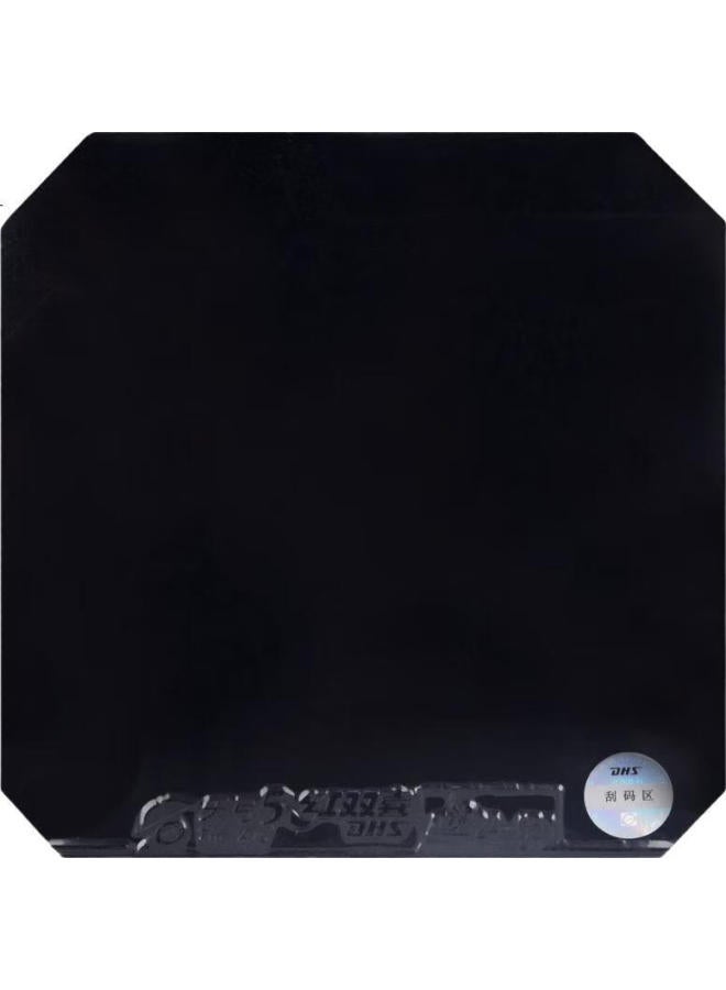 DHS Double Happiness Sky Bow 5 Table Tennis Racket With Rubber Cover For Backhand, Black 35 Degrees 2.1 - Image 2