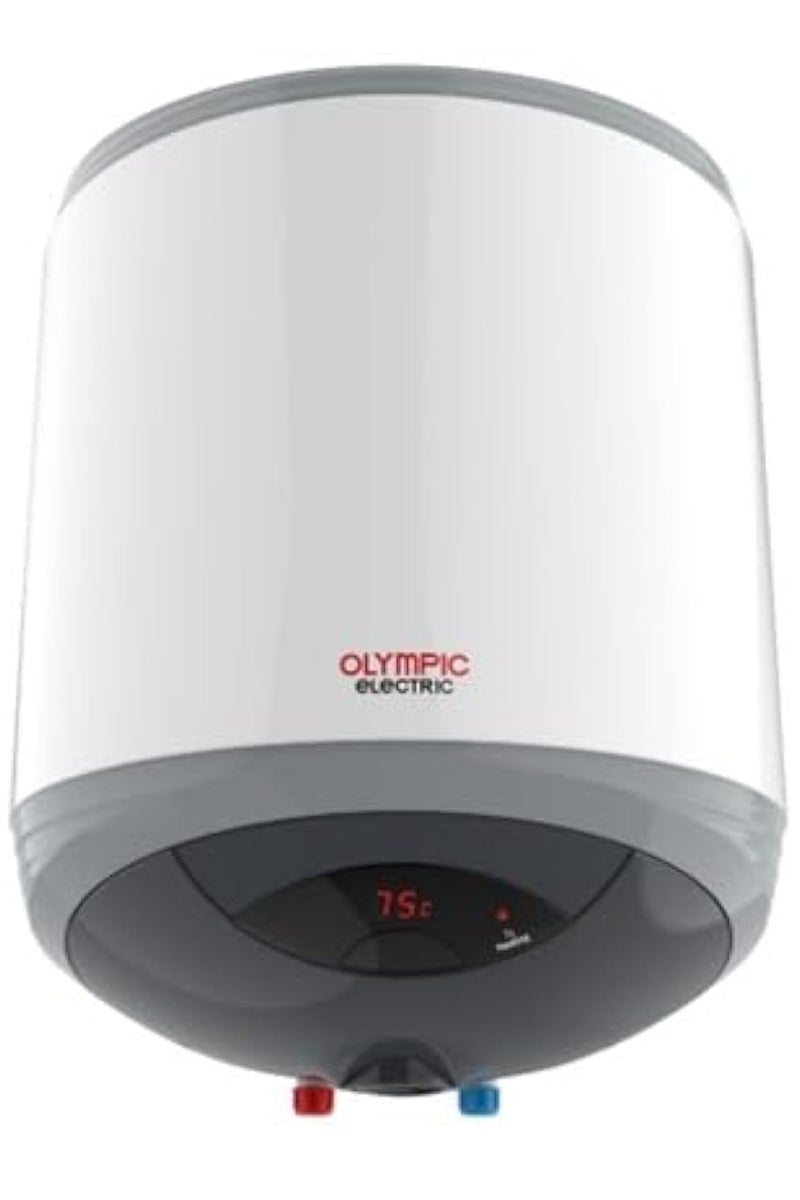 أوليمبيك سخان ماء كهربائي ديجتال  هيرو بلس من اوليمبيك الكتريك، مطلي بطلاء المينا، سعة 50 لتر - Image 2