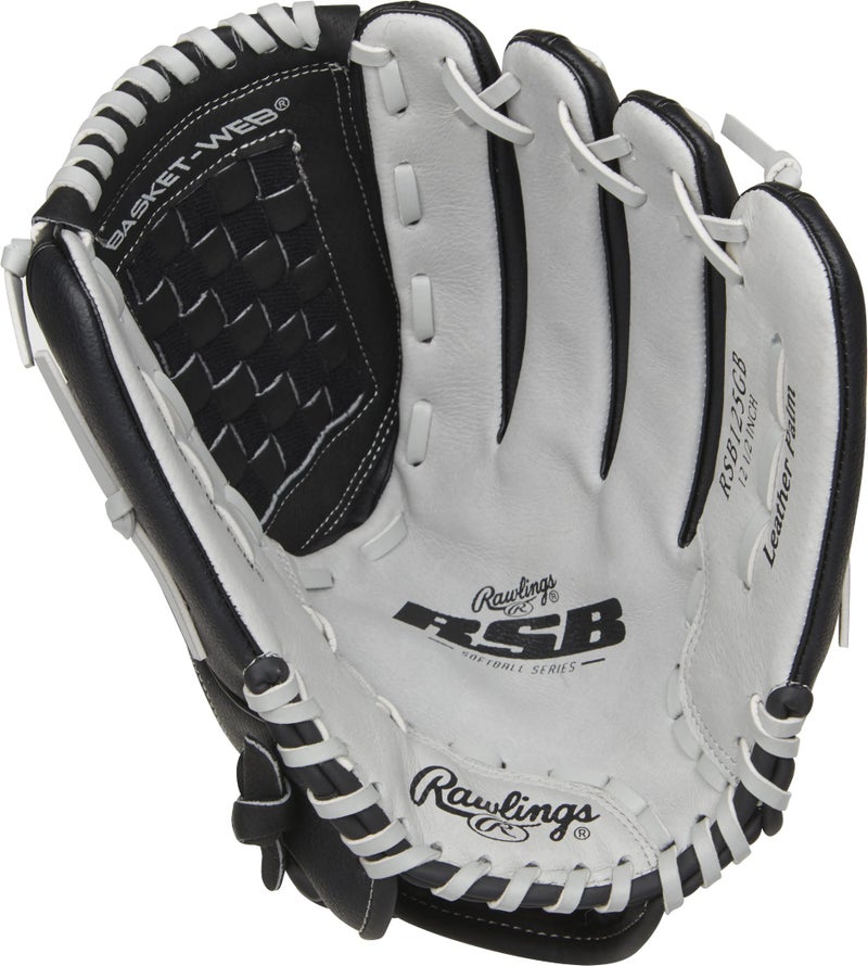 Rawlings | RSB Slowpitch Softball Glove | Right Hand Throw | 12.5" - Basket Web - Image 3