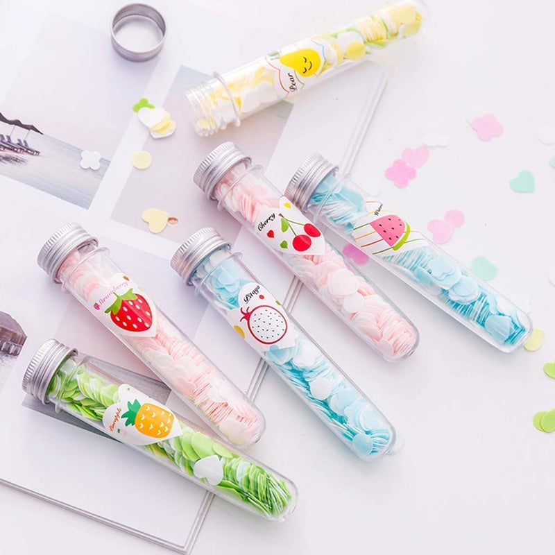 DOANMIZE DOANMIZE Flower Design Tube Shape Bottle Paper Soap Clean Soft Bath For Travel Pack Of 6ASSORTED  - Image 1