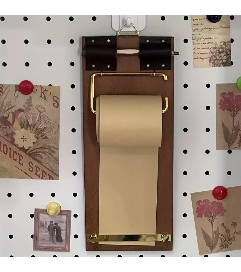 Kraft Paper Roll Sticky Notes Retro Style Note Taking Rolls For Office Home School Library - Image 4