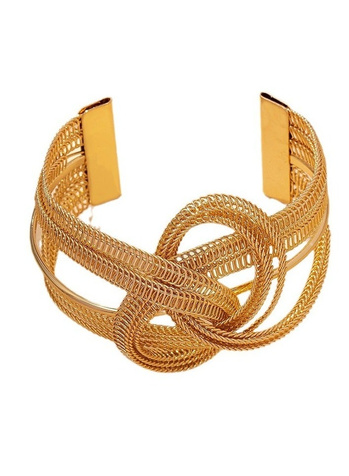 JOOLI Lady Women Bangle Fashion Jewelry Classic Gold Bracelet New Popular Wedding Gift Girls Accessories - Image 4