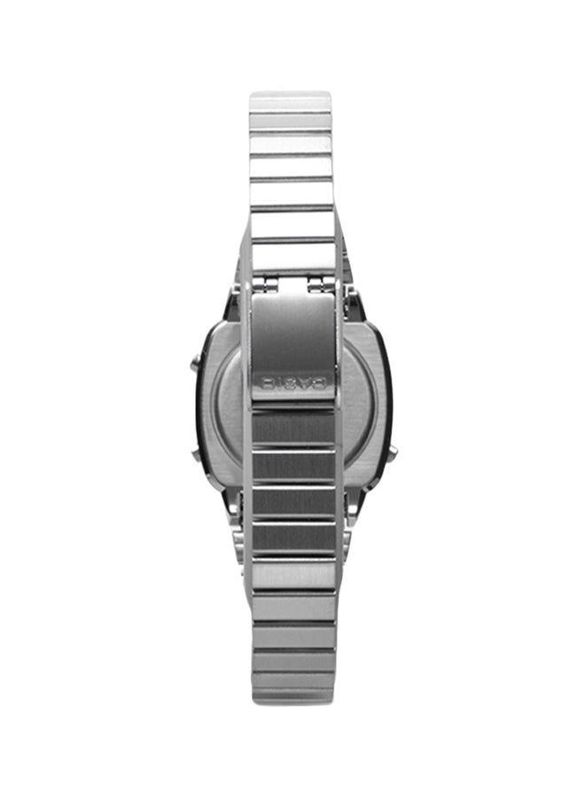 CASIO Women Formal Digital Watch LA670WA-1DF - 30 mm - Silver - Image 2