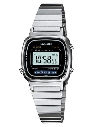 Women Formal Digital Watch LA670WA-1DF - 30 mm - Silver