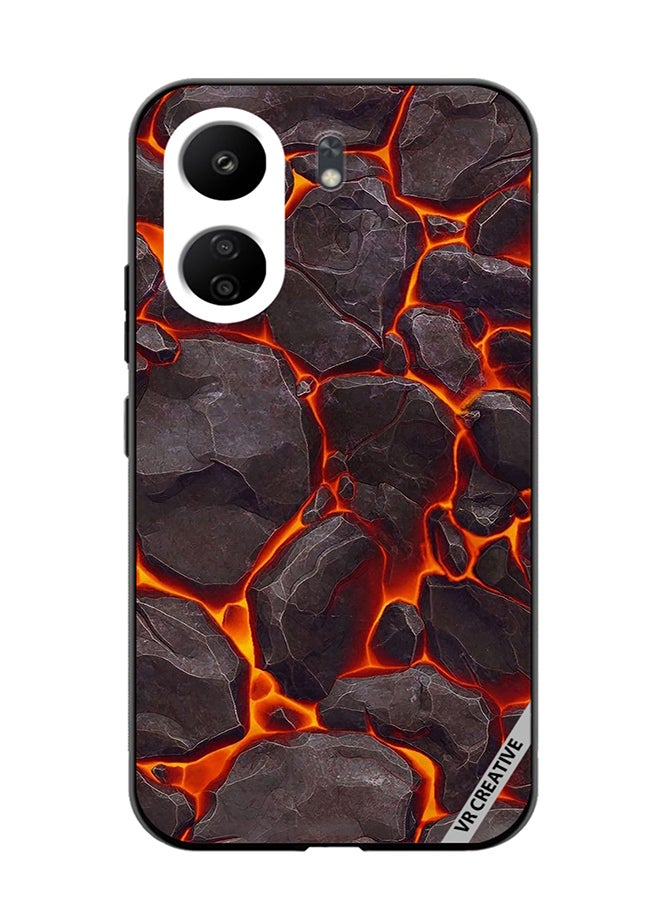 VR CREATIVE Protective Case Cover For Xiaomi Redmi 13C Mattle Paint Texture Design Multicolour - Image 1