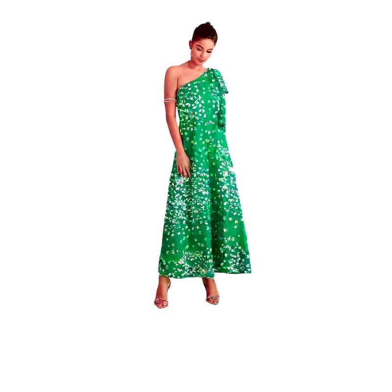 Women's Printed Sleeveless Maxi Dress Casual Spring Flowy - Image 1