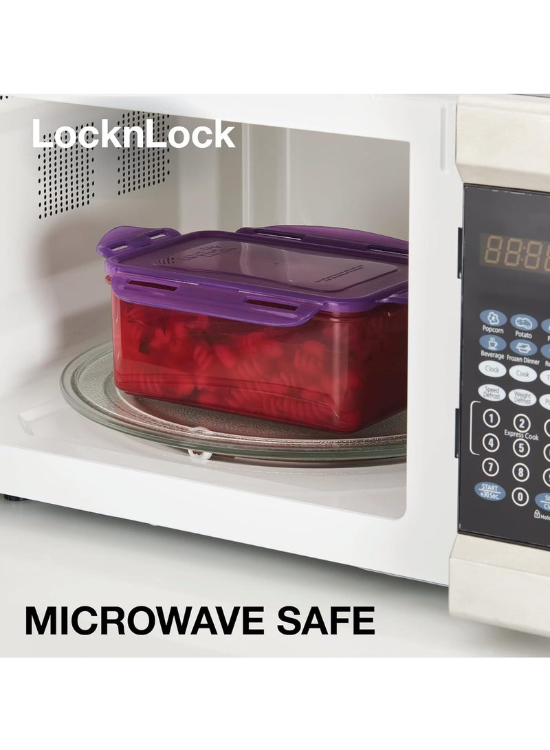 LocknLock LocknLock Eco Rectangular Food Container Pack – 350ml, 470ml, 850ml, 1L, 1.3L, 2.6L & 3.9L  - Image 3