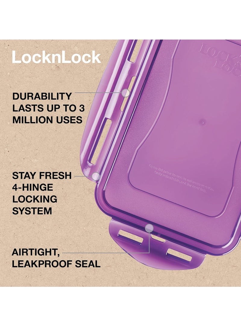 LocknLock LocknLock Eco Rectangular Food Container Pack – 350ml, 470ml, 850ml, 1L, 1.3L, 2.6L & 3.9L  - Image 2