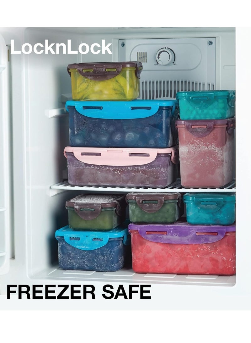 LocknLock LocknLock Eco Rectangular Food Container Pack – 350ml, 470ml, 850ml, 1L, 1.3L, 2.6L & 3.9L  - Image 5