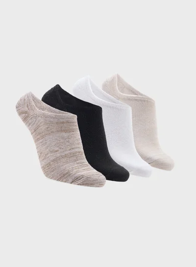 SKECHERS Kids 6 Pack Non Terry No Show Socks