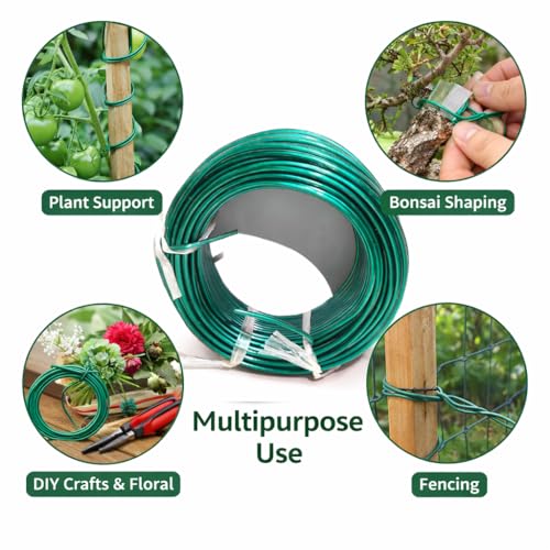 Pure Source India PVC Coated Heavy Duty GI Wire Rope | Clothesline | Ideal for Drying Heavy Clothes | Length 5 Meter | Assorted Colours | Pack of 1 (Colour as per Availability) - Image 3