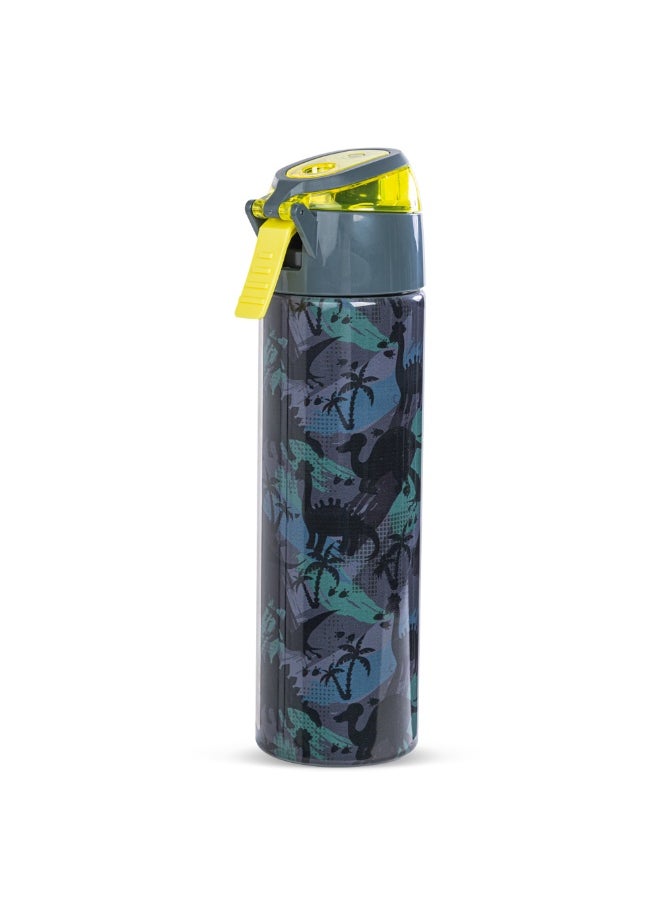 Eazy Kids Eazy Kids - Insulated Stainless Steel Water Bottle w/ Spray -T-Rex, 640ml Green  - Image 3