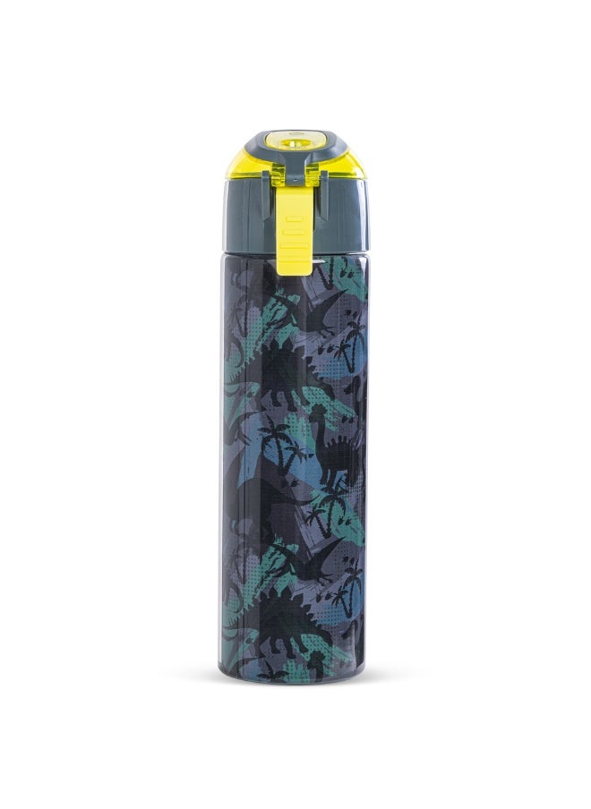 Eazy Kids Eazy Kids - Insulated Stainless Steel Water Bottle w/ Spray -T-Rex, 640ml Green  - Image 2