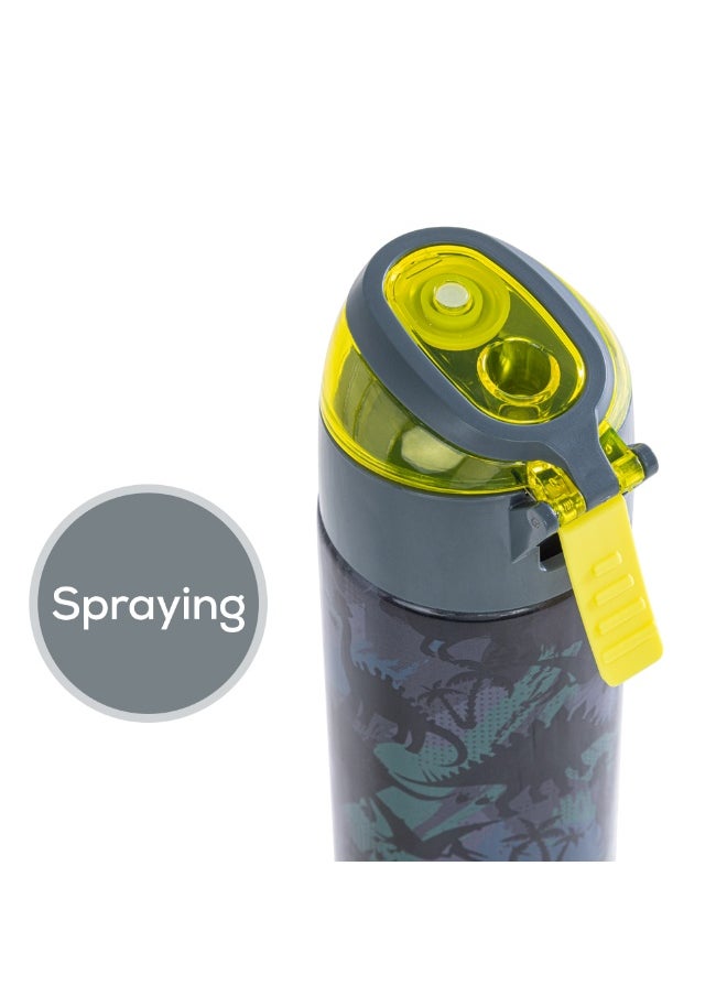Eazy Kids Eazy Kids - Insulated Stainless Steel Water Bottle w/ Spray -T-Rex, 640ml Green  - Image 5