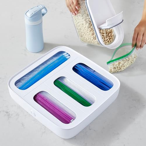 YouCopia StoraBag Food Bag Dispenser, Family Size 4-Slot, Plastic Sandwich Bags Drawer Organizer for Kitchen Storage - Image 5