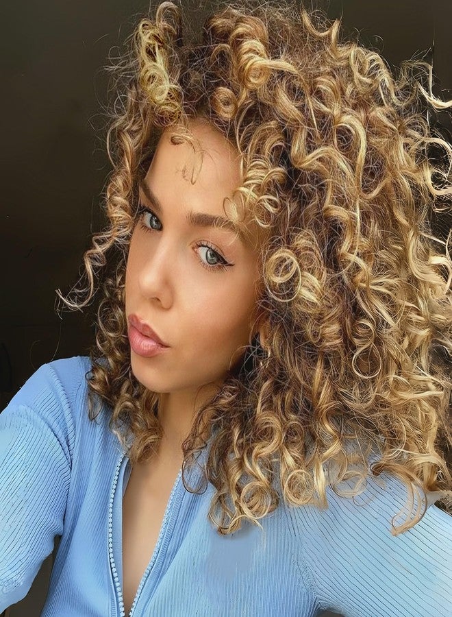 Vomella GoGo Curl Crochet Hair 8 Packs 10 Inch Curly Crochet Hair for Women Water Wave Beach Curl Synthetic Deep Twist Crochet Hair Extensions P27/30 - Image 1