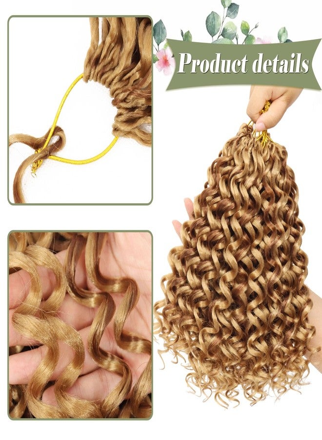 Vomella GoGo Curl Crochet Hair 8 Packs 10 Inch Curly Crochet Hair for Women Water Wave Beach Curl Synthetic Deep Twist Crochet Hair Extensions P27/30 - Image 5