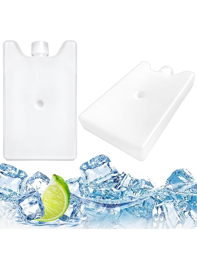 Aputue Ice Packs 2 Pack 150ML Cooler Ice Packs with Safe and Durable Reusable Freezer Blocks for Lunch Boxes and Coolers Freezer Blocks for Daily Use Outdoor Activities Picnics Travel and School - Image 1